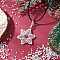 Electroplate Glass & TOHO Round Seed Beaded Snowflake Pendant Black Waxed Cotton Cord Necklaces for Women, White, Platinum, 17.32 inch(44cm)