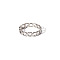 Stainless Steel Hollow Heart Couple Rings Non-fading Jewelry Women, Stainless Steel Color, US Size 7(17.3mm)