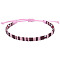 Adjustable Bohemian Style Cotton & Linen Cord Braided Bracelets for Friendship, Colorful
