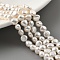 Natural Cultured Freshwater Pearl Beads Strands, Two Sides Polished, Grade 5A, PapayaWhip, 4~5mm, Hole: 0.5mm, about 39pcs/strand, 7.09''(18cm)