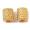 201 Stainless Steel Beads, Column, Golden, 7x6mm, Hole: 1.5mm