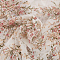 Embroidered Flowers Chiffon Fabric, Garment Accessories, Floral White, 1300x0.4mm, about 2 yards/pc