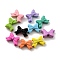 Spray Painted Alloy Beads, Lead Free & Cadmium Free, Bowknot, Mixed Color, 8x12x5mm, Hole: 1.8mm