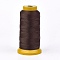 Polyester Thread, for Custom Woven Jewelry Making, Coffee, 0.5mm, about 480m/roll
