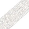 Transparent Glass Beads, 32 Facets, AB Color Plated, Round, Clear, 4.5x4mm, Hole: 1mm, about 87~93pcs/strand, 32~33cm