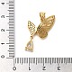 Кубические подвески из латуни с микропаве KK-M099-08G-3