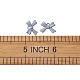 Кулоны с эмалевой росписью ENAM-TAC0005-04G-6