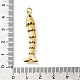 Латунные микро проложить кубического циркония подвески KK-R217-01G-07-3