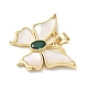 Подвески из латуни из натуральных ракушек KK-L239-032G-2