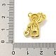 Стойки обшивки латунь микро проложить Циркон подвеску KK-C074-27G-3