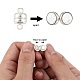 Магнитные застежки из платины и латуни с петлями X-KK-MC020-NF-4