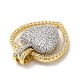 Латунные микро проложить кубического циркония подвески KK-Q772-08PG-3