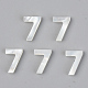 Натуральная белая ракушка перламутровая подвеска SSHEL-R048-004-07-1