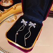 Серьги с кисточками из искусственного жемчуга DX8372-4