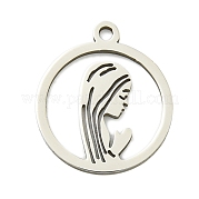 Подвески из нержавеющей стали 201 STAS-M015-15P