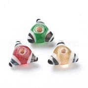 Ручной работы ухабистым Шарики Lampwork LAMP-J092-07A
