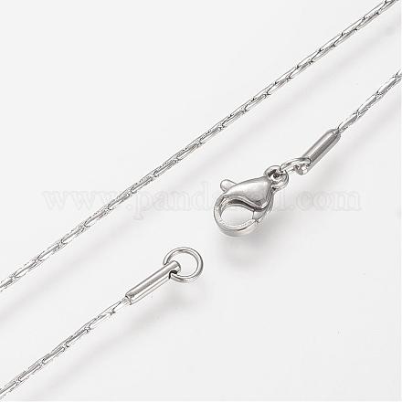 Не тускнеющие ожерелья из нержавеющей стали 304 STAS-S066-21-1