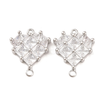 Латунные подвески из прозрачного кубического циркония KK-S389-38P-1
