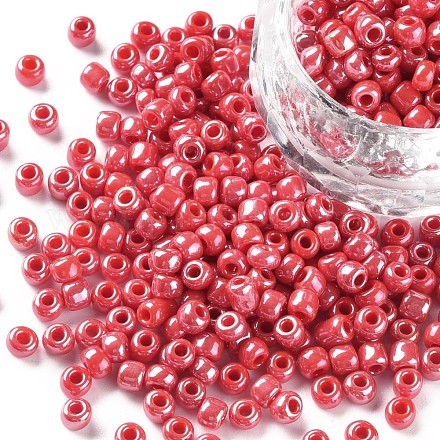 Бисер из стекла  SEED-A012-4mm-125B-1