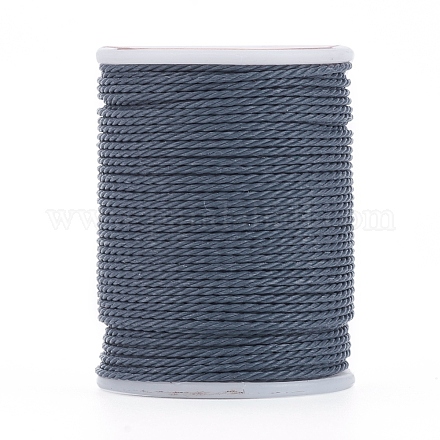 Круглый вощеный полиэфирный шнур X-YC-G006-01-1.0mm-17-1