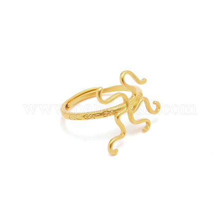 Основание из латуни с открытыми регулируемыми кольцами KK-WH0077-05G-1