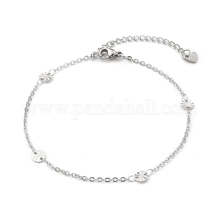 Ножные браслеты из нержавеющей стали 304 AJEW-H104-12P-1