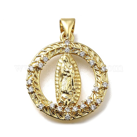 Латунные микро проложить кубического циркония подвески KK-C090-35G-08-1