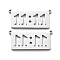 304 Stainless Steel Pendants, Heart Charm, 11:11 Number, 13.5x28.5x1.5mm, Hole: 1.2mm