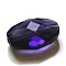 Imitation Austrian Crystal Beads, Grade AAA, Faceted, Oval, Indigo, 13x10x7mm, Hole: 0.9~1mm