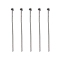 Tarnish Resistant 304 Stainless Steel Ball Head pins, Stainless Steel Color, 30x0.8mm, 20 Gauge, Head: 2mm
