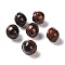 Natural Mahogany Obsidian Display Decorations, Gemstone Figurine, Planet, 20x18mm