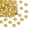Preciosa® MAXIMA Crystal No Hotfix Flatback Stones, Czech Crystal, Dura Foiling, Round(438 11 615 Chaton Rose), 10020 Light Topaz, SS6(1.9~2.1mm)