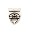Tibetan Style Alloy Tube Bails Rhinestone Settings, Cadmium Free & Lead Free, Bag, Antique Silver, Fit for 1.6mm Rhinestone, 13x10x7mm, Hole: 3x4.5mm, Inner Diameter: 5mm, about 630pcs/1000g
