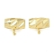 Brass Tube Bails, Real 18K Gold Plated, 8.5x10x5.5mm, Hole: 1.6mm, Inner Diameter: 2.8mm