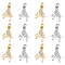 DICOSMETIC Zirconia Swallow Charms Rhinestone Bird Charms CZ Stone Animal Pendants Micro Pave Cubic Zirconia Pendants Dangle Lucky Pendants for Jewelry Making