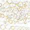 BENECREAT 80 Pcs Real 24k Gold Plated Earrings Findings Hoops 925 Silver Plated Hoop Earrings 8 Styles Open Baffle Earring Hoops for Jewelry Making, DIY Crafts, Earring Necklaces