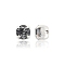 Preciosa® MAXIMA Crystal in Sew-On Cup, Czech Crystal, 719 35 012 Chaton(Round), Silver, 00030 260 NightFall, SS12(3~3.2mm)
