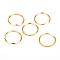 304 Stainless Steel Jump Ring, Open Jump Rings, Golden, 12 Gauge, 25.5x2mm, Inner Diameter: 22mm