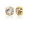 Preciosa® MAXIMA Crystal in Sew-On Cup, Czech Crystal, 719 37 080 Chaton(Round), Golden, 00030 235 Honey, SS34(7.05~7.25mm)