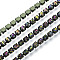 Electrophoresis Iron Rhinestone Strass Chains, Rhinestone Cup Chains, with Spool, Colorful, SS12, 3~3.2mm, about 10yards/roll