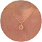Brass Pendant Necklaces for Women, Golden, Sun, 17.72 inch(45cm)