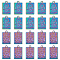 DICOSMETIC 20Pcs 2 Styles Tarot Card Charms Rack Plating Alloy Pendants Star and Luna Charms Rainbow Rectangle Charms Pendants Tarot Card Pendant for DIY Bracelet Earrings Necklace, Hole: 1.8mm