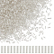 2000Pcs Glass Bugle Beads 6mm Tube Seed Beads Clear Tube Loose Craft Beads for Jewelry and Craft Making Hole:0.6mm