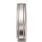 Non-Tarnish 304 Stainless Steel Slide Charms, Curved Tube, Stainless Steel Color, 38.5x9x5mm, Hole: 8.5x3.5mm