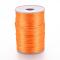 Polyester Cords, Dark Orange, 2mm, about 98.42 yards(90m)/roll