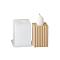 DIY Candle Silicone Molds, for Scented Candles, Rectangle, White, 55x55x61mm