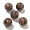 Natural Leopard Skin Jasper Round Ball Figurines Statues for Home Office Desktop Decoration, 20mm