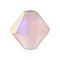 Preciosa® Crystal Beads, Czech Crystal, Bicone(451 69 302 Rondelle), 70120 20019 Light Rose AB Matt, 4mm, Hole: 0.8mm