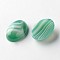 Natural Agate Oval Cabochons, Medium Sea Green, 18x13x6mm