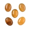 Natural Yellow Agate Cabochons, Dyed & Heated, Oval, 16x12x5mm